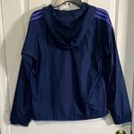 Adidas  Dark Blue Hooded Jacket Photo 2