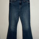 MOTHER Denim MOTHER- The Weekender Fray in Walking On Coals Denim Blue Jeans Photo 1