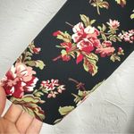 Brooks Brothers  Black Red Floral Long Sleeve Dress Womens 14 Mini Fall Preppy Photo 2