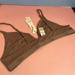 UGG  Francis Bralette Taupe Brown Size L NWT Wireless Soft Photo 5