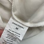 Lush Clothing Lush Dress Midi Halter Criss Cross Back High Neck Floral Botanical Cream Green Photo 14