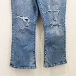 a.n.a . High Rise Cropped Flare Jeans in Medium Cosmic Blue Size 14 NWT Photo 6