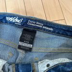 Universal Threads MOSSIMO Denim Curvy Skinny Power Stretch Distressed Raw Hem Jeans Size 4 / 27R Photo 5