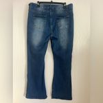 None Stylish Indigo Flare Jeans for Women Photo 2