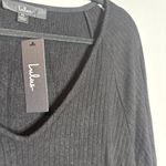 Lulus NWT  Adorable Option Black Long Sleeve Mini Sweater Dress Photo 2