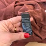 Chico's Chico’s Rust V-Neck Long Sleeve Tunic Top with Chain link Detail Women’s Large Photo 7