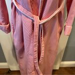 Vintage DAVID BROWN medium Robe Belted made in USA striped long sleeve pockets Photo 6