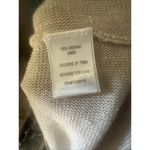 Garnet Hill Women’s 100% Organic Linen Tunic Size Medium V- Neck Light Beige Photo 11