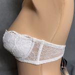 New Agent Provocateur Love Strapless Bra White Size 32C Straps Padded Bridal Photo 3