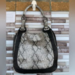 Malini Murjani Exotic snake tote Gray Photo 4