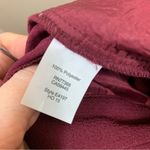 Madewell  Burgundy Red Sloan Crepe Jumpsuit 3/4 Sleeve Jumpsuit Photo 5