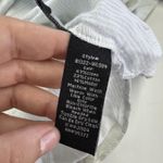 Sanctuary  Shirt Womens Small White Blue Striped Linen Blend‎ Button Pullover Top Photo 3