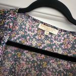 Rebellion  Purple Floral Long Sleeve Dress Photo 1