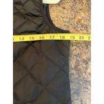 Old Navy  Small Black Puffer Vest Quilted Gold Zipper Photo 5
