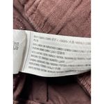 Abercrombie & Fitch Brown Linen Pleated High Elastic Waist Wide Leg Shorts Sz L Photo 4