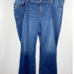 Torrid  Slim Boot Dark Wash Blue Cotton Blend Denim Jeans Women's Size 26 Short Photo 0