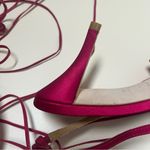 Reformation Carmella Strappy Slingback Heels in Pink Size 7 Photo 4