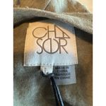 Chaser Womens Blouse Shirt Sz Large Linen Blend Cold Shoulder Rock Punk Edgy Y2k Photo 9