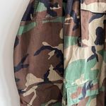 Authentic Vintage U.S Army Issued Tactical Green Camo Button Down Size Small Photo 4