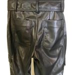 Derek Lam  10 CROSBY Vegan Leather Joggers Photo 6