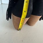 Coconuts by Matisse  black fringe pointed toe ankle boots size 10 Photo 11