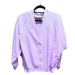 Vintage 80’s Pastel Pink Lightweight Ladie Buttoned Jacket Size 18 MTX NWT Photo 0