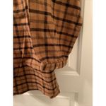 Isabel Maternity by Ingrid & Isabel Top Women's Size XL Brown Flannel Shirt Photo 7
