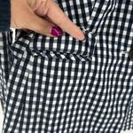 J.Crew Gingham blue white Blazer nautical preppy casual vacation office size 2 Photo 6