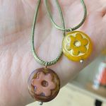 Handmade quality Czech glass bead fairy boho vintage retro style necklace🌿✨ Photo 6