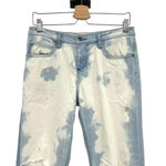 Haute Hippie Denim Outstanding Acid Wash Bleached Boyfriend Jeans Size 26 Photo 1