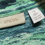 Chico's  Jacket Womens Large Linen Open Front Long or Button Up Sleeve Beach Photo 4