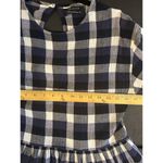 Urban Outfitters  Women Dress Medium M Navy White Checked Plaid Gingham Photo 6