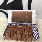 Rebecca Minkoff Leather Tech Fringe Bag Photo 0