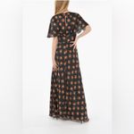 Paco Rabanne Butterfly‎ Sleeve Printed Maxi Dress Photo 1