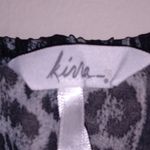 Kirra  M Black Leopard Nightie Gown Negligee Photo 1