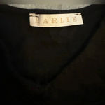 Karlie  black tie front sleeveless blouse tank top size L Photo 3