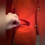 Versona  burnt orange jacket with gold buttons. Missing size tag. Photo 4