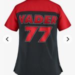 Star Wars  Red and Black Darth Vader Maxi Skirt Photo 2