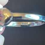 Purple amethyst gemstone S925 silver ring size 8.5 Photo 7