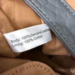 HOBO Bonita Gray Pebbled Leather Swingy Fringe Slouchy Large Hobo Shoulder Bag Photo 9