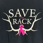 Gildan Save the Rack Breast Cancer Awareness T Shirt Women’s Size Medium Cotton Photo 1