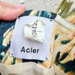 Acler Lovell Floral Print Puffed Sleeve Belted Mini Dress Multi Womens Size US 2 Green Photo 9