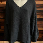 L LOVE Love Navy Blue Knit Sweater Sz S/M Photo 0