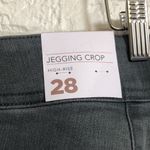 Lane Bryant  flex magic waist high-rise jogging crop distress washed women’s plus Photo 2