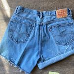 Levi's High Rise Raw Hem Cutoff Shorts Photo 1