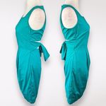 Club Monaco  Teal Sleeveless Cutout Back Mini Dress Size 0 Photo 3