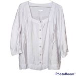 J. Jill Woman’s Lightwight Lilac Casual Modal Blend Blouse Size Large Petite Purple Photo 0