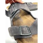 Birkenstock  Arizona Velvet Gray Suede Soft Footbed Size 39 Photo 6