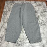 Nike  Grey Gray Swoosh Logo High Rise Sweatpants Loungewear Comfort size Medium Photo 6