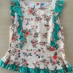 Farm Rio  For Anthropologie Maggie Ruffled Blouse Photo 3